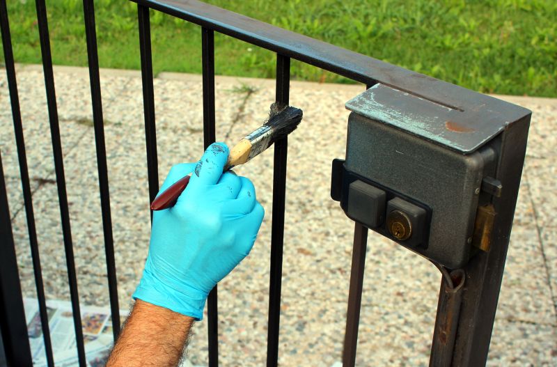 Wrought Iron Gate Painting