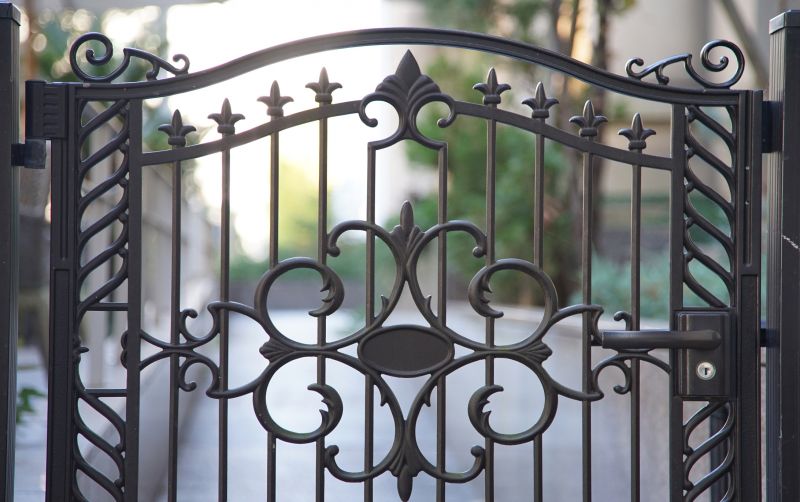 Wrought Iron Gate Painting