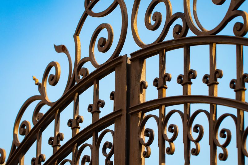 Wrought Iron Gate Painting