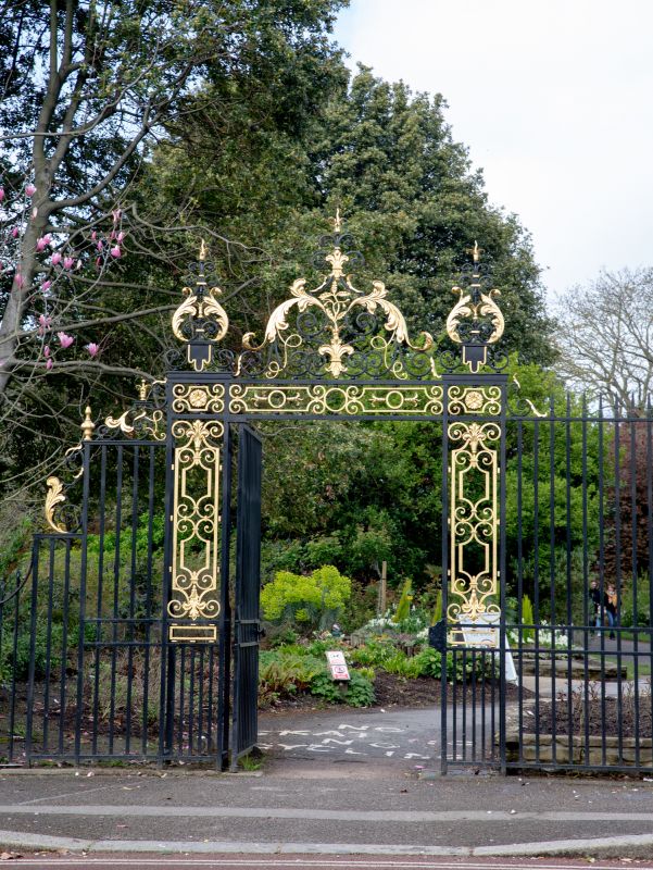 Ornate Wrought Iron Entrance